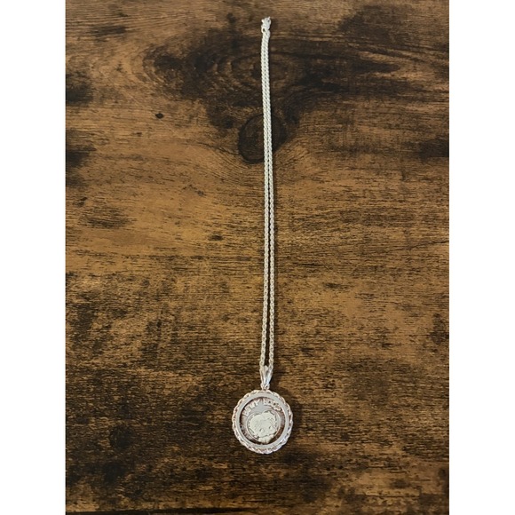 Vtg Betty Boop  .999 Sterling Silver Pendant Necklace With Chain - Picture 6 of 8